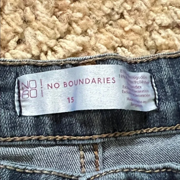 🔥4/$10 No Boundaries Dark Blue Boot Cut Jeans - Picture 3 of 4